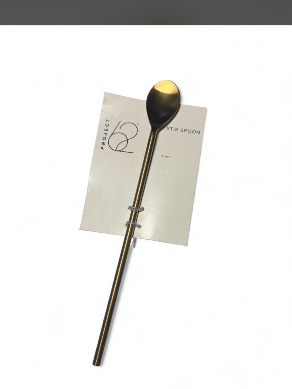 Project 62 Gold Long Stir Spoon